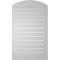 Ekena Millwork Arch Top Surface Mount PVC Gable Vent w/ 2"W x 2"P Brickmould Sill Frame, 24"W x 38"H GVPAR24X3803SN - alternate 3